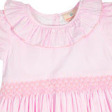 Pink Gingham Smocked Jenny Dress