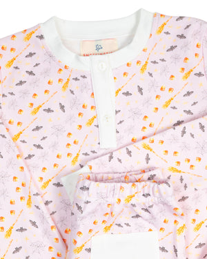 Hocus Pocus Halloween Pajama Set in Lavender- FINAL SALE