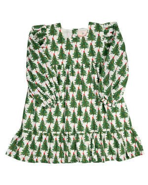 Christmas Tree Print Dress