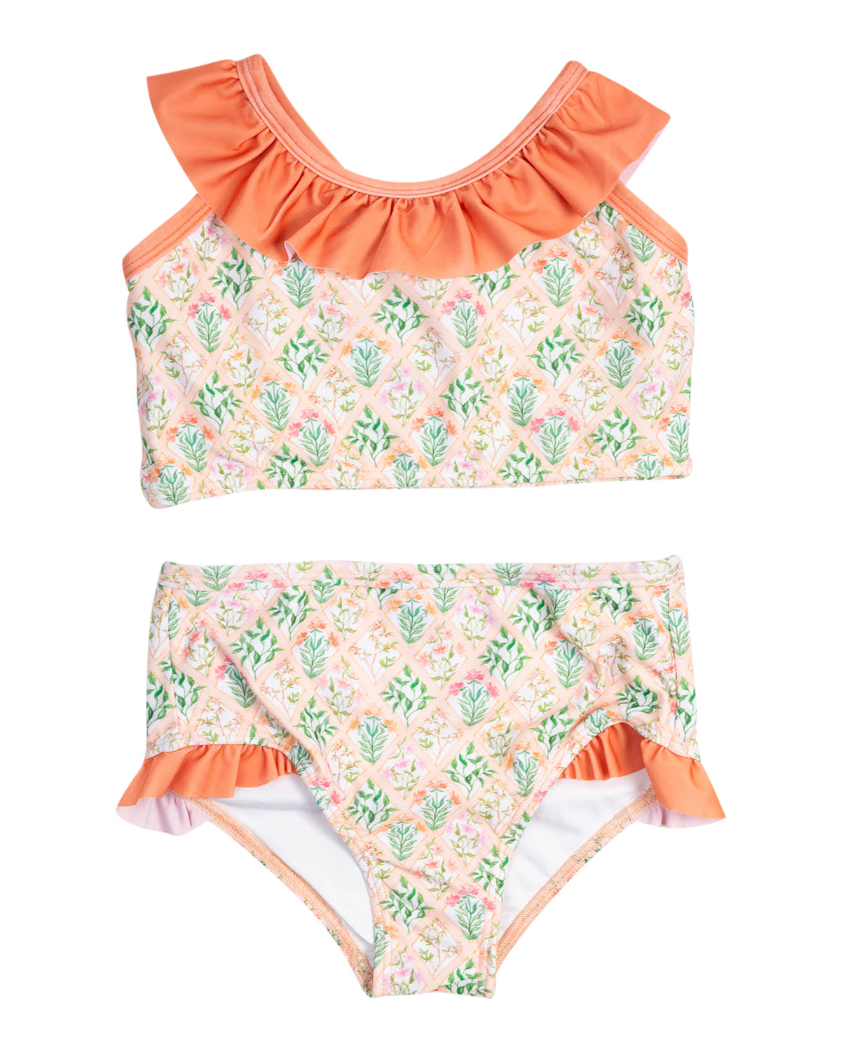 Peachy Florals Bikini-FINAL SALE