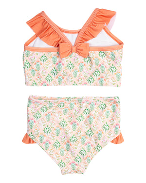 Peachy Florals Bikini-FINAL SALE