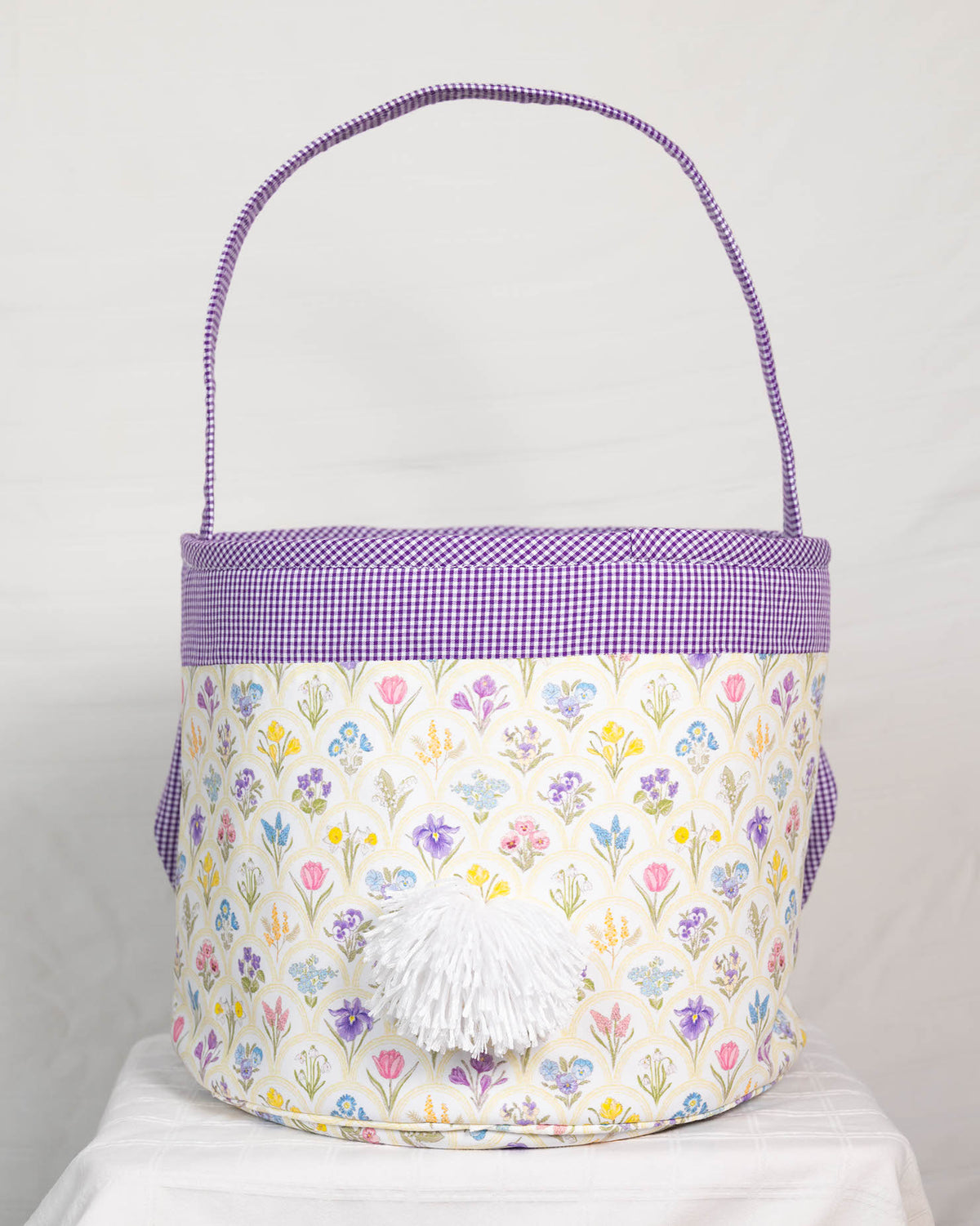 Easter Basket in Spring Flowers-FINAL SALE