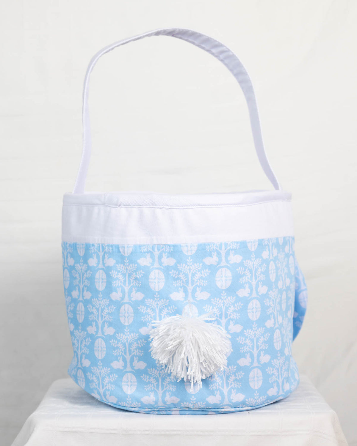 Easter Basket in Blue Bunny-FINAL SALE