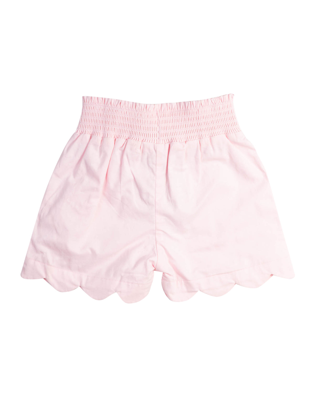 Pink Scalloped Shorts with Bow-FINAL SALE