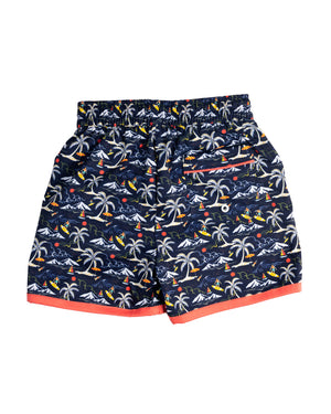 Tiki Tropics Swim Trunks-FINAL SALE