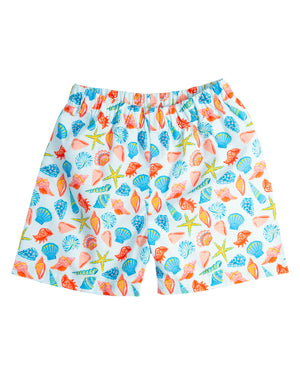 Bright Sea Life Shorts-FINAL SALE