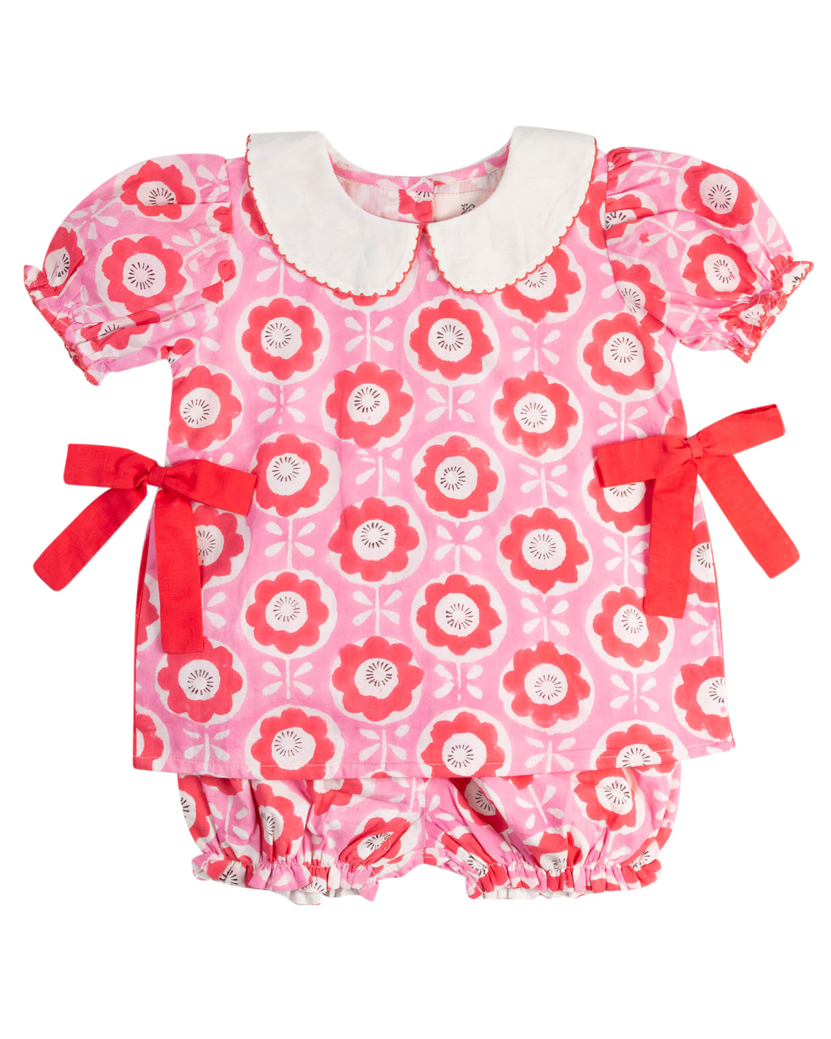 Pink Retro Bloomer Set