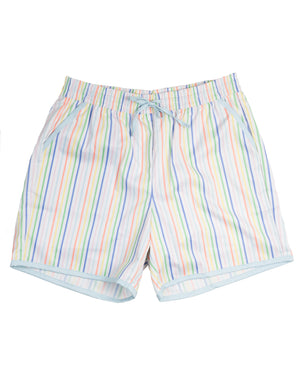 Rainbow Row Swim Trunks for Men-FINAL SALE