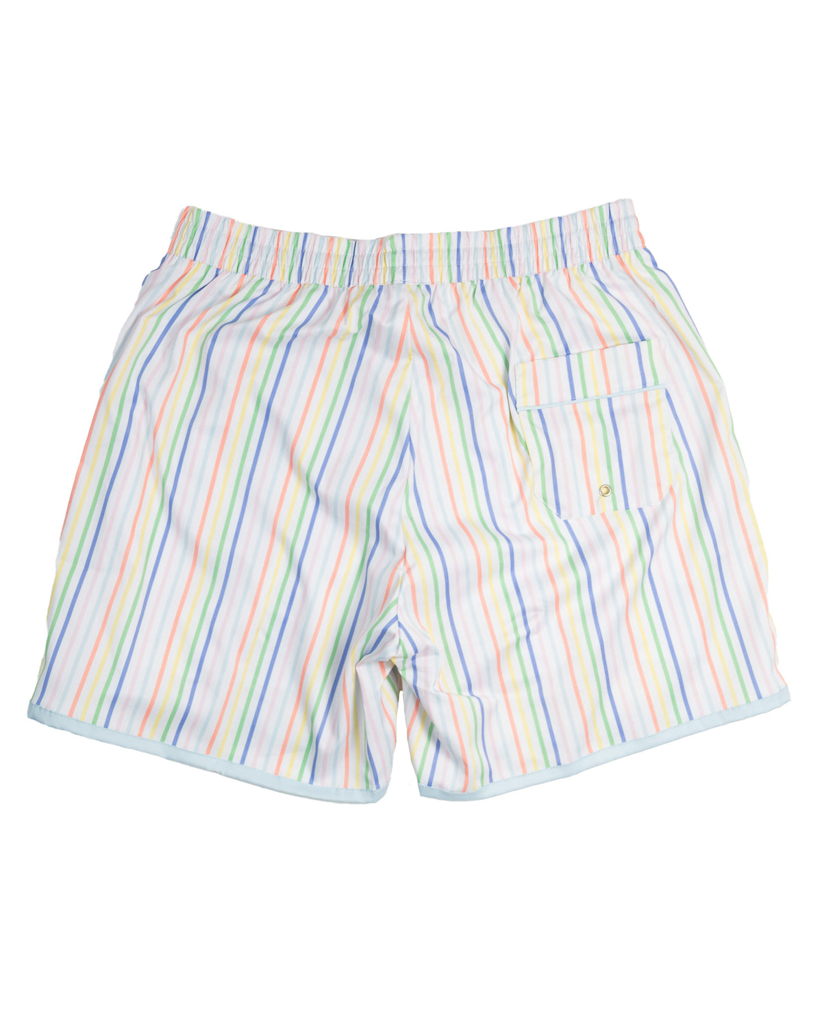 Rainbow Row Swim Trunks for Men-FINAL SALE