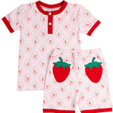 Strawberry Fields Short Sleeve Pajama Set