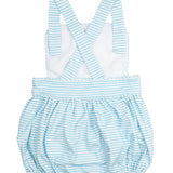 Baby Blue Striped Knit Sun Bubble- FINAL SALE