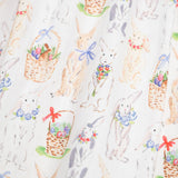 Bunny Blossom Ruffle Collar Dress