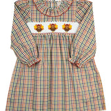Turkey Smocked Orchard Plaid Dress