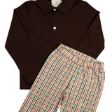 Orchard Plaid Pants Set