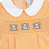 Skull and Bones Smocked Boy Bubble