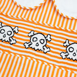 Skull and Bones Smocked Boy Bubble