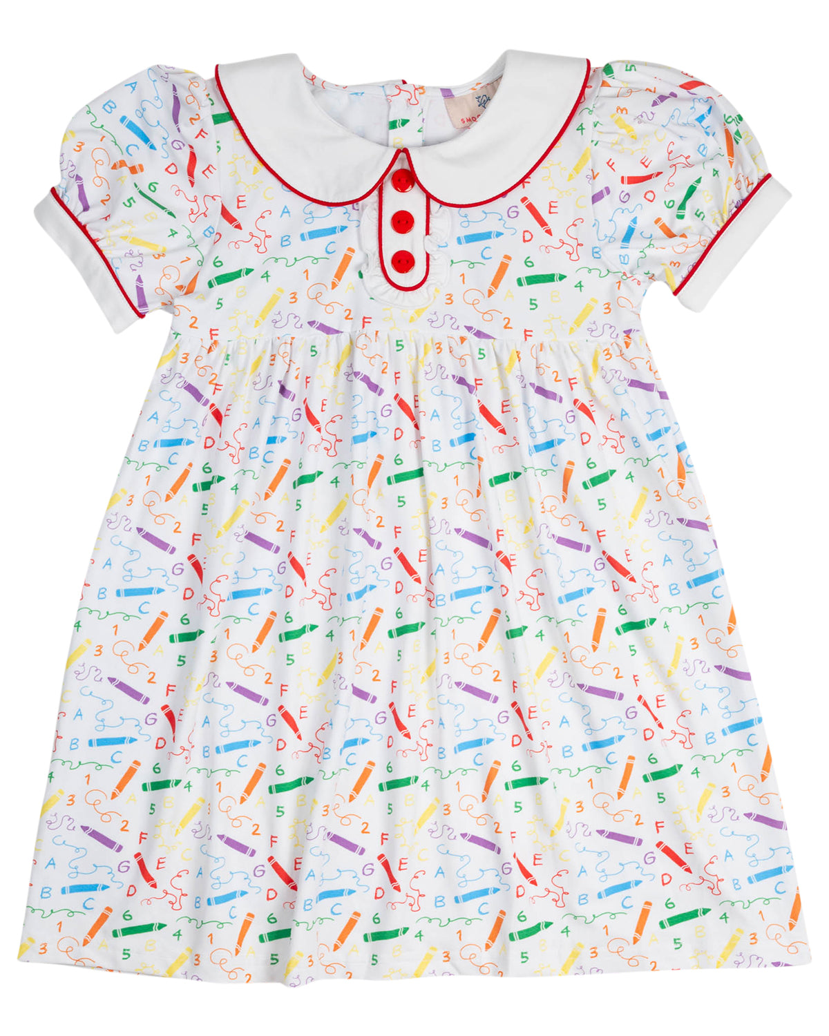 Crayon Squiggles Dress-FINAL SALE