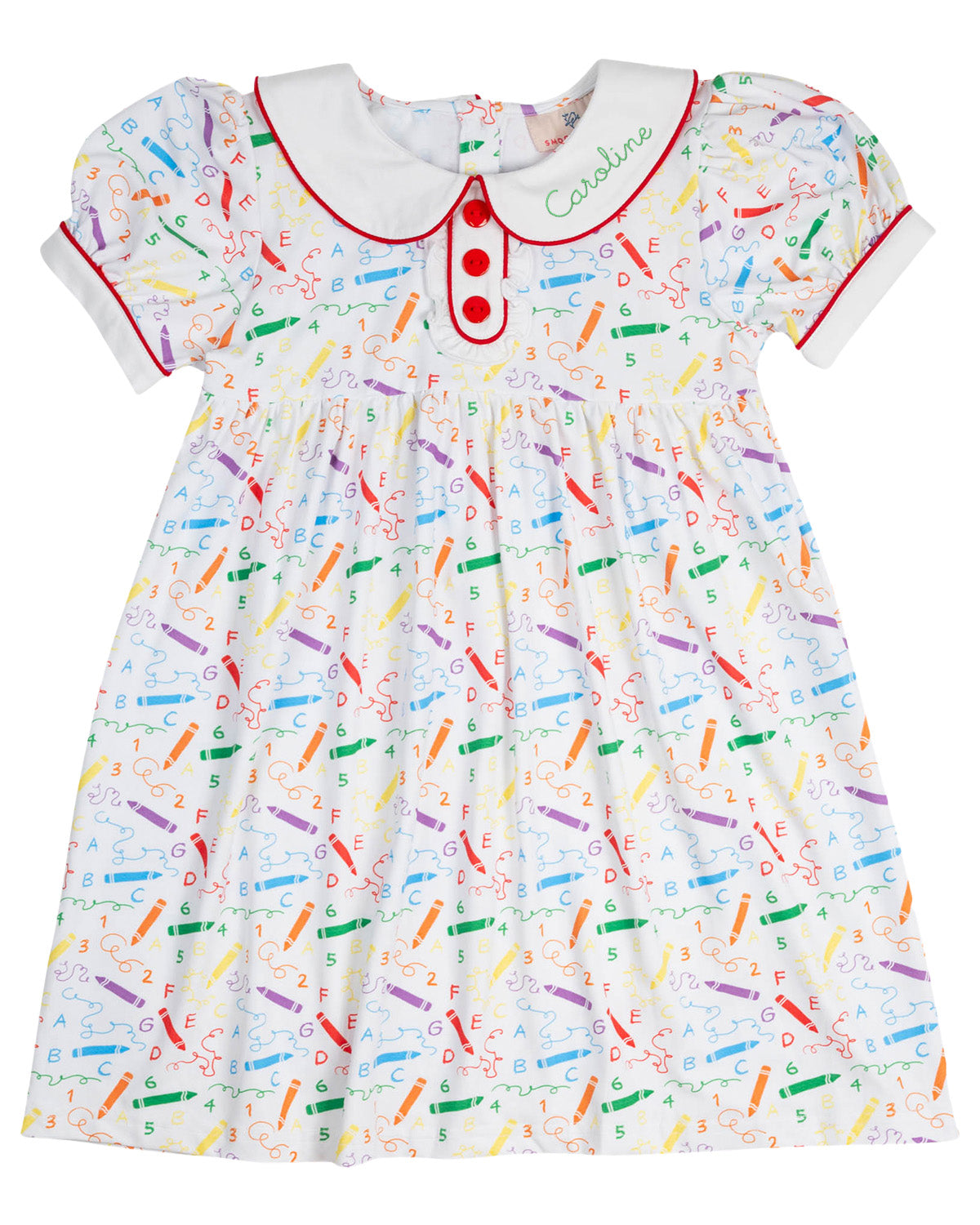 Crayon Squiggles Dress-FINAL SALE