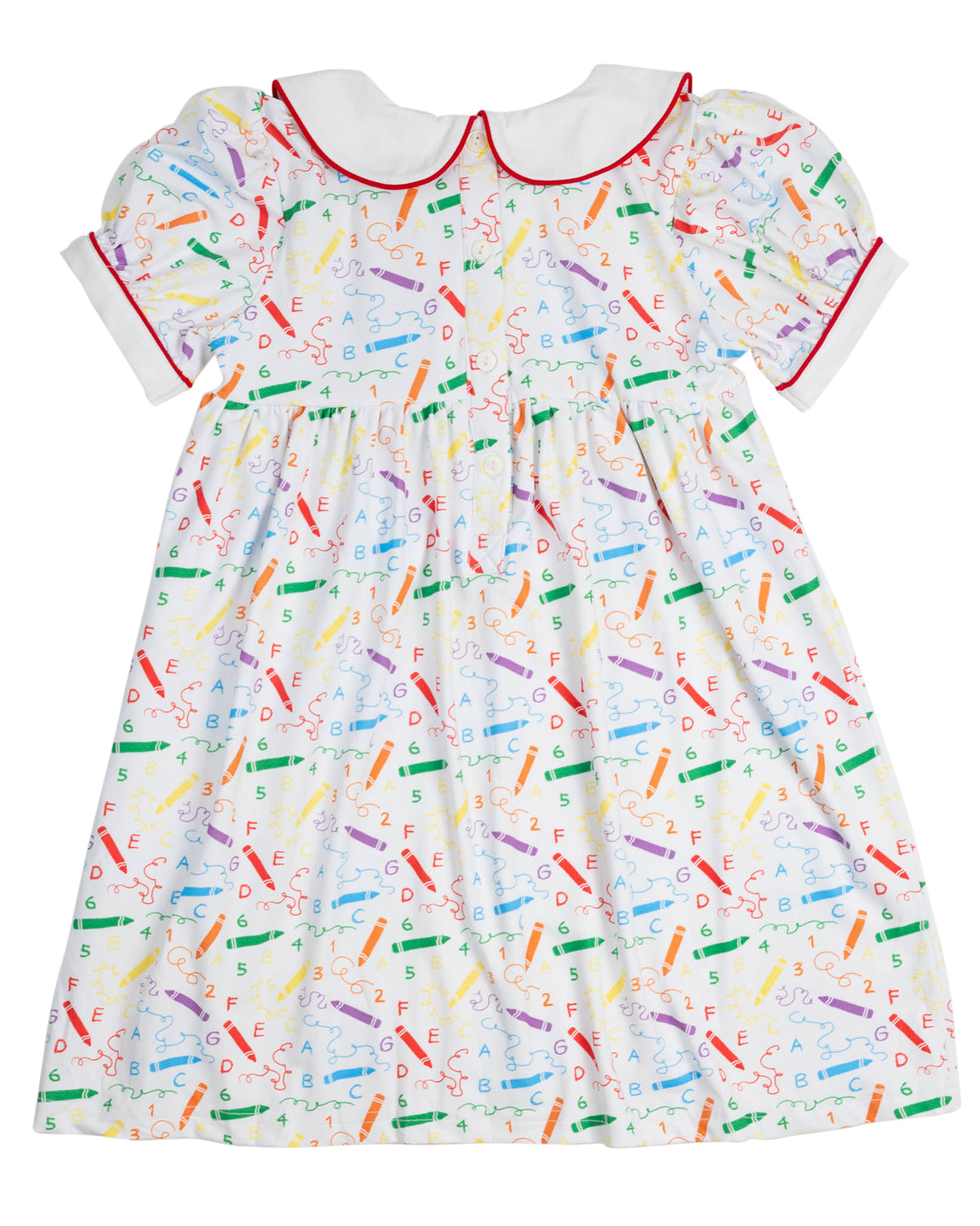 Crayon Squiggles Dress-FINAL SALE