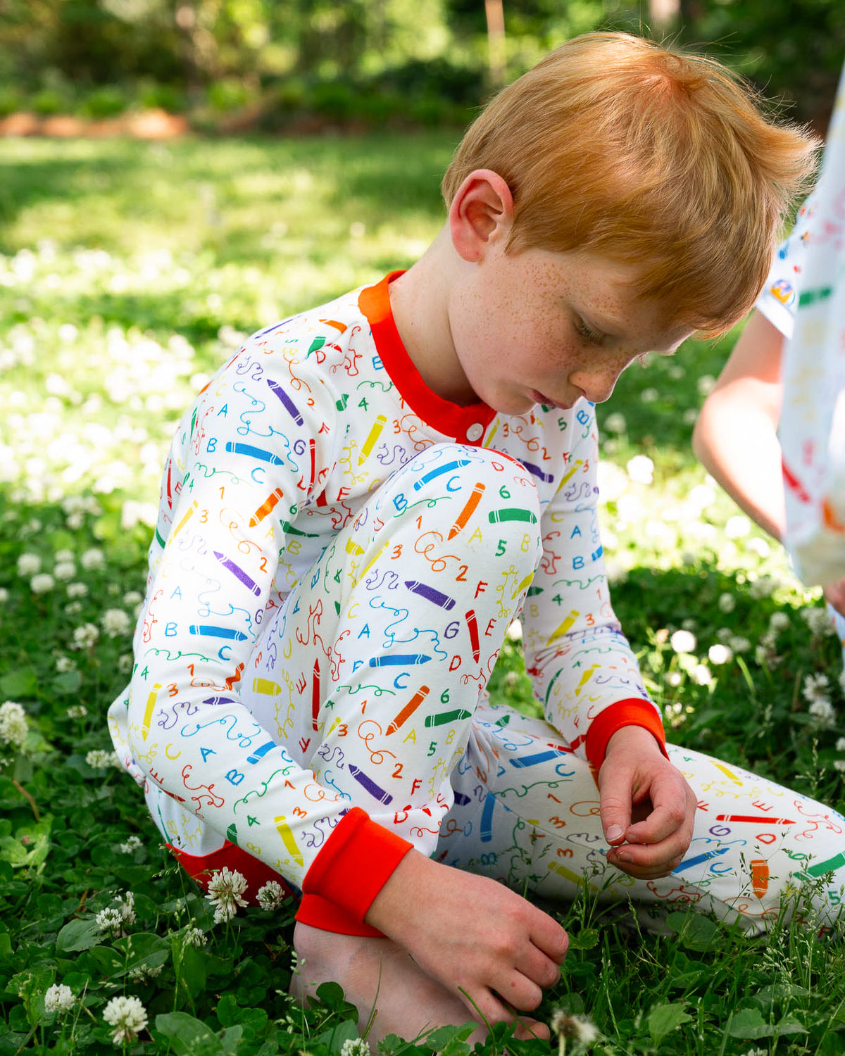 Crayon Squiggles Pajama Set-FINAL SALE