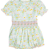 Floral Bouquet Smocked Jenny Bubble