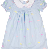 Colorful Bunnies Embroidered Dress