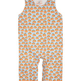 Pumpkin Spice Print Blue Longall
