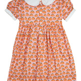Pumpkin Spice Print Pink Dress