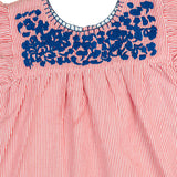 Navy Blue Floral Fiesta Bubble