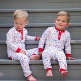 ABC Knit Pajama Set- FINAL SALE