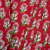 Crimson Petal Block Print Bubble
