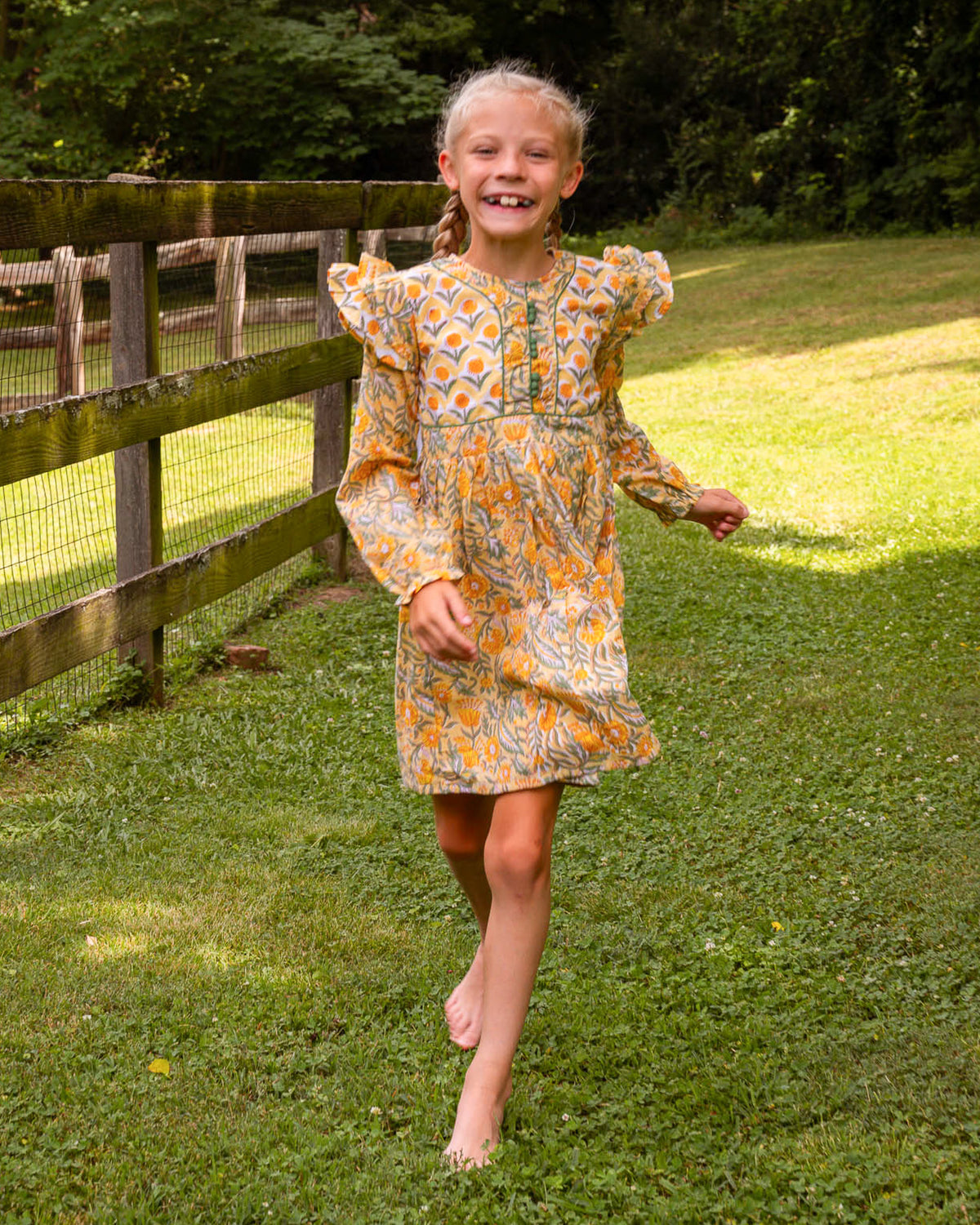 Dandelion Floral Dress