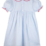 School Supplies Embroidered Dress- FINAL SALE