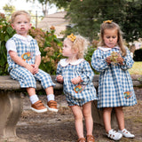 Golden Harvest Applique Dress