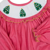 Smocked Christmas Trees Bubble