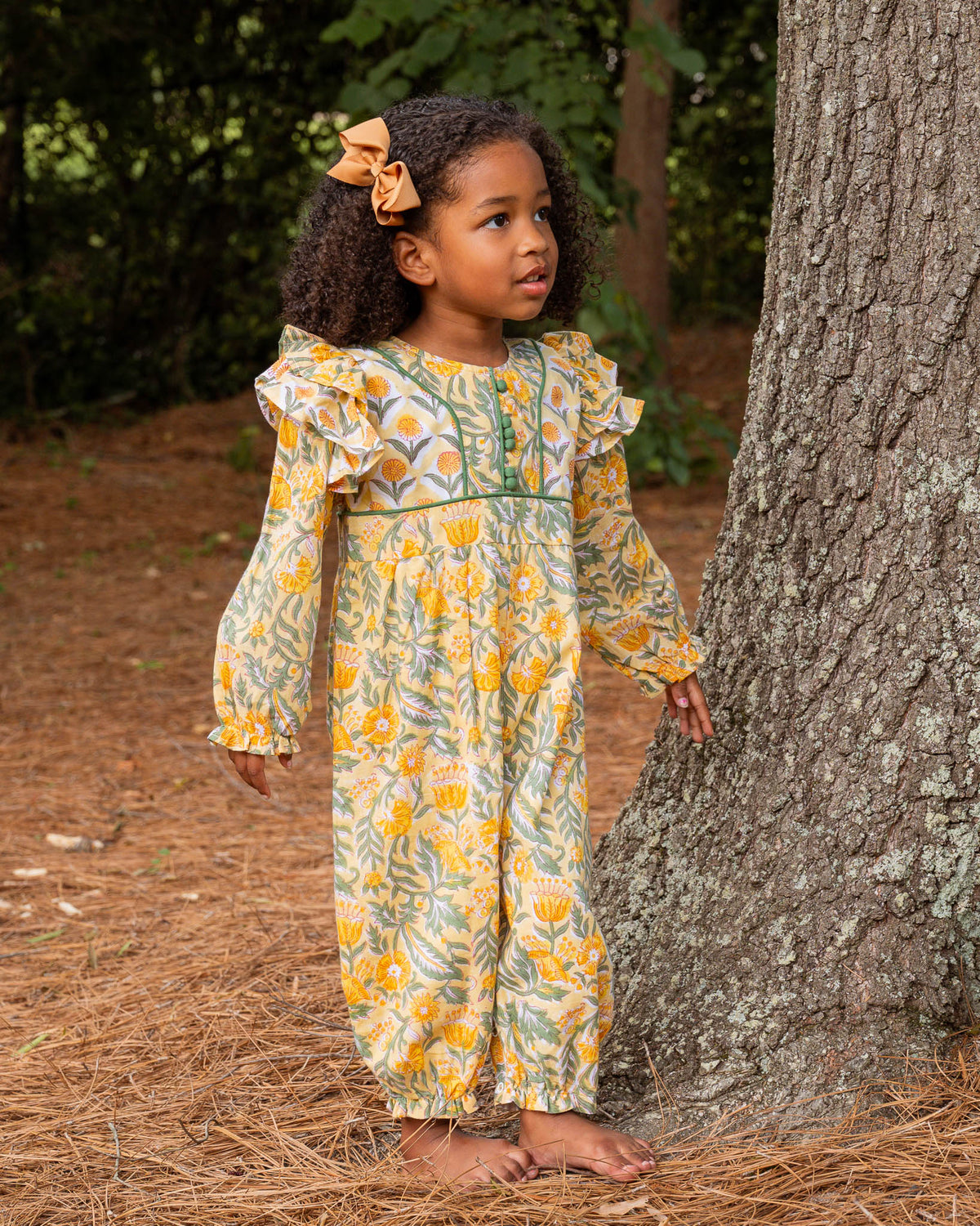 Dandelion Floral Romper