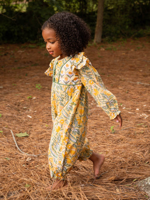 Dandelion Floral Romper