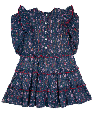 Ditsy Floral Ruffle Dress