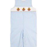 Turkeys Smocked Gingham Longall- FINAL SALE