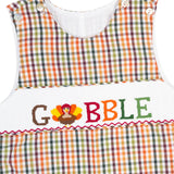 Gobble Gobble Smocked Longall- FINAL SALE