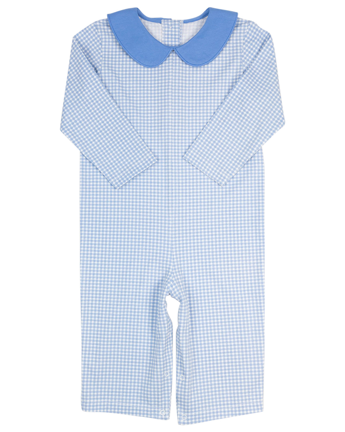 Cadet Blue Gingham Knit Longall