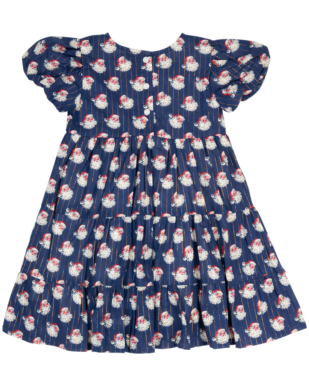 Vintage Santa Navy Twirl Dress