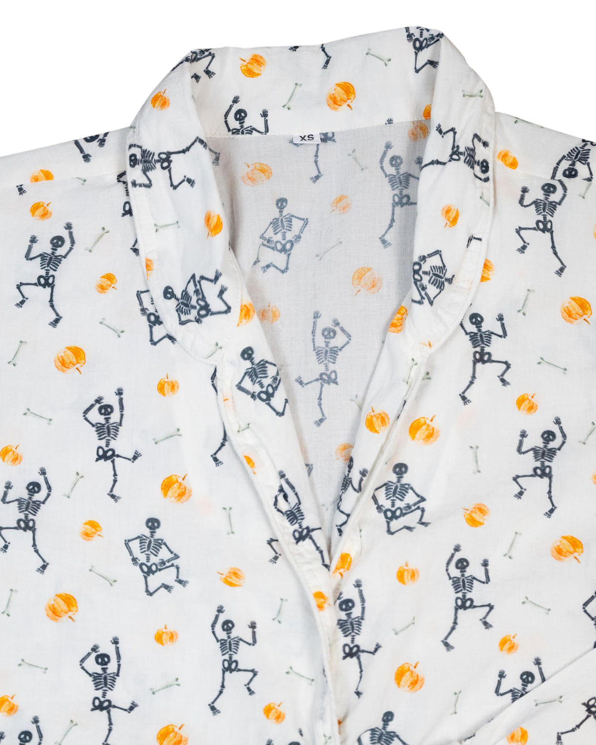 Dancing Skeleton Button Down Pajamas for Adult-FINAL SALE