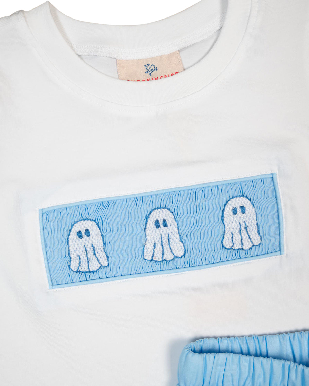 Ghosts Smocked Shorts Set-FINAL SALE