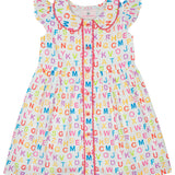 ABC Flutter Sleeve Dress- FINAL SALE