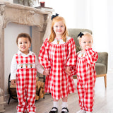 Rudolph the Reindeer Smocked Dress