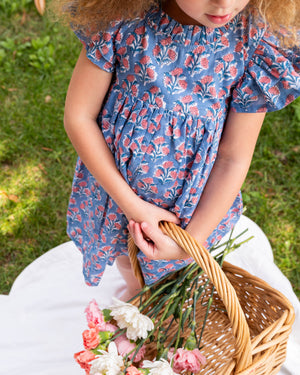 Periwinkle Floral Grace Dress