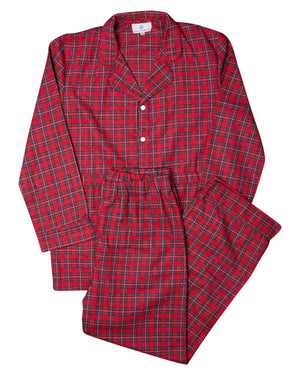 Red Tartan Plaid Loungewear for Adults- FINAL SALE