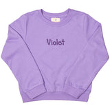 Crewneck Sweatshirt in Purple