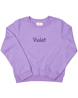 Crewneck Unisex Sweatshirt in Purple